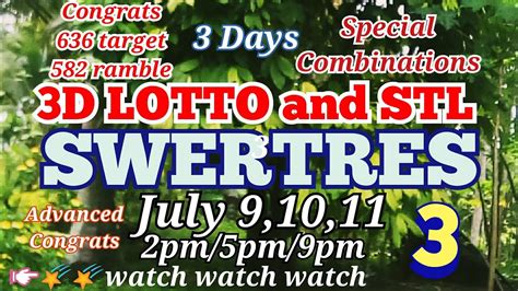 swertres hearing hot number today mindanao